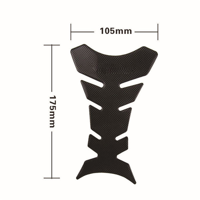 Carbon Fiber Tank Pad Tank Protector for Motorcycle Universal Fish Bone