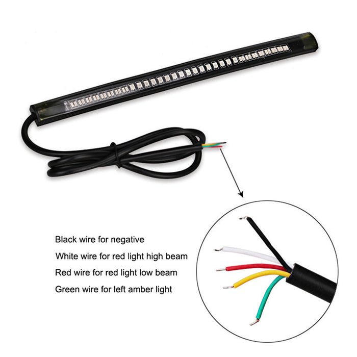 Pack of 2 LED Lights Motorcycle Lights Brake