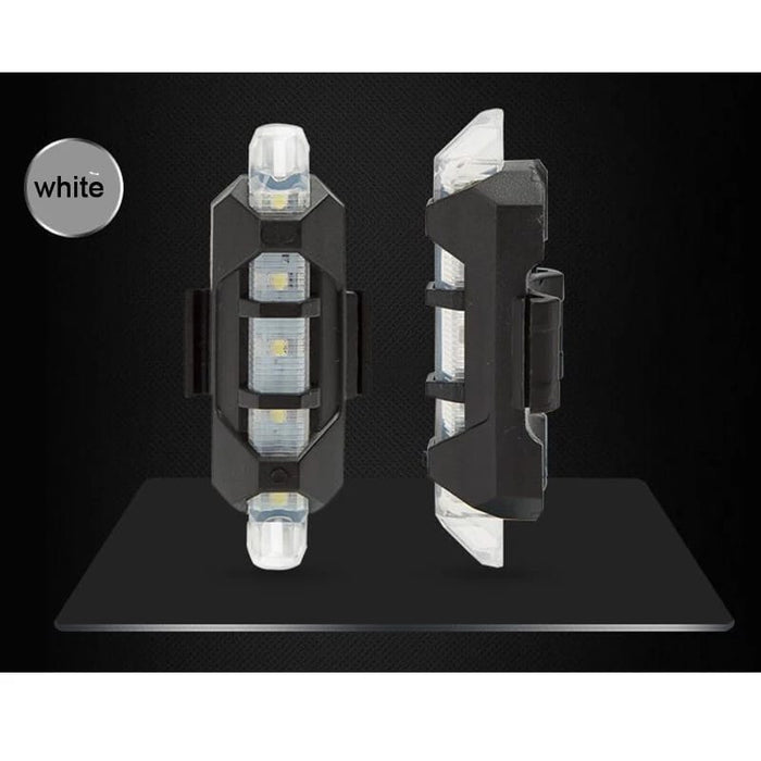 1 Piece Portable Bicycle Tail Light White