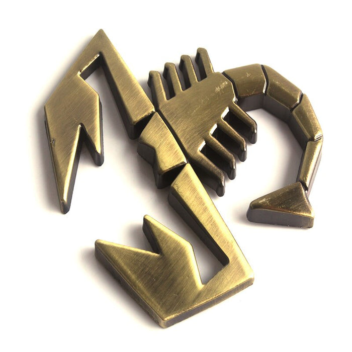 Scorpio Shield Shape Badge Car Logo