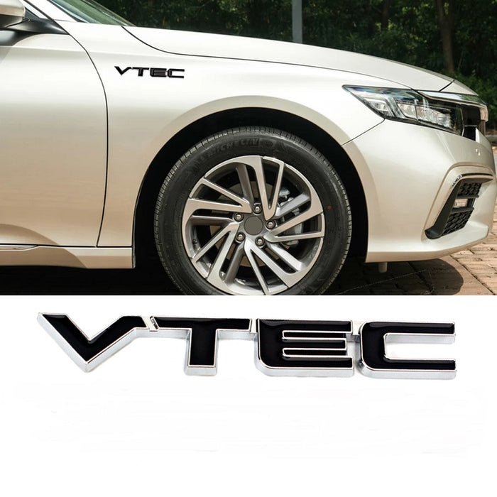 Car Metal  Sticker Styling Emblem For VTEC Logo