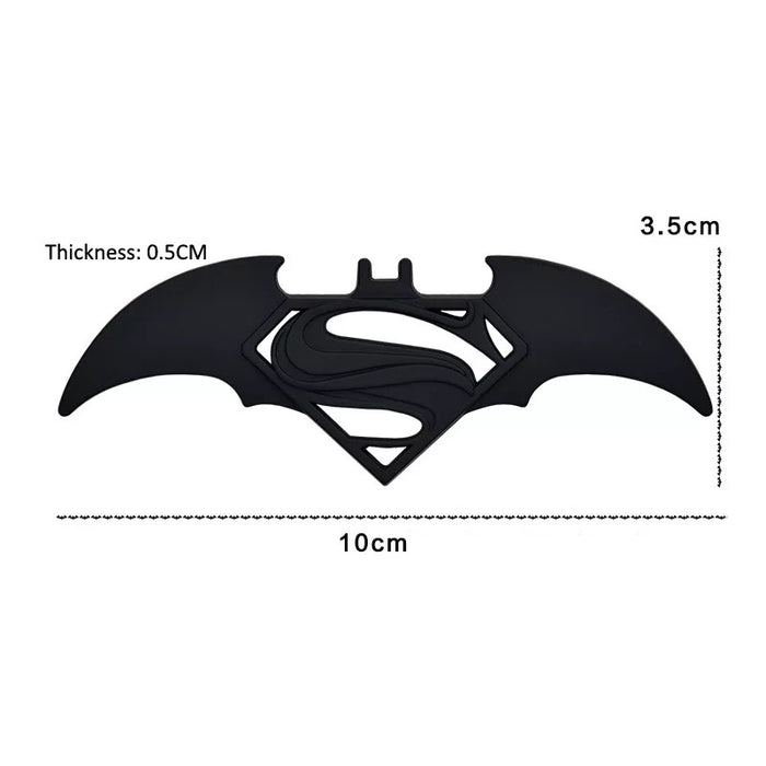 Hot 3D Metal Bat Logo Car Styling