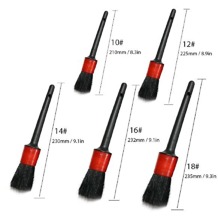 Car Cleaning Tool Set Detail Brush 5 pieces