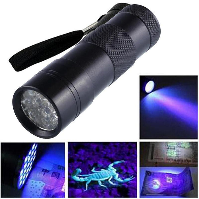 12 LED Portable Ultraviolet Flashlight