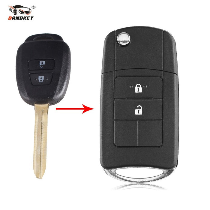 Modified Remote Key Shell Case Toyota