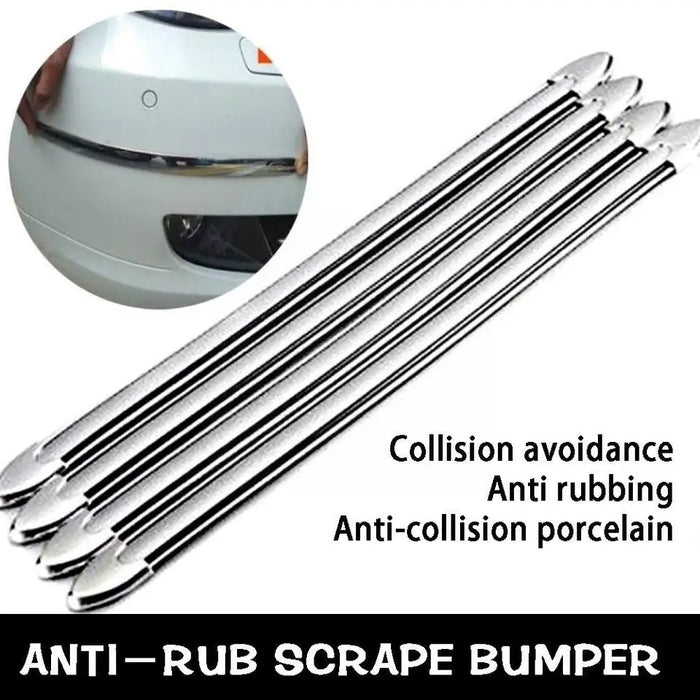 4 Pieces Car Edge Anti-Collision Strip Bumper Protector