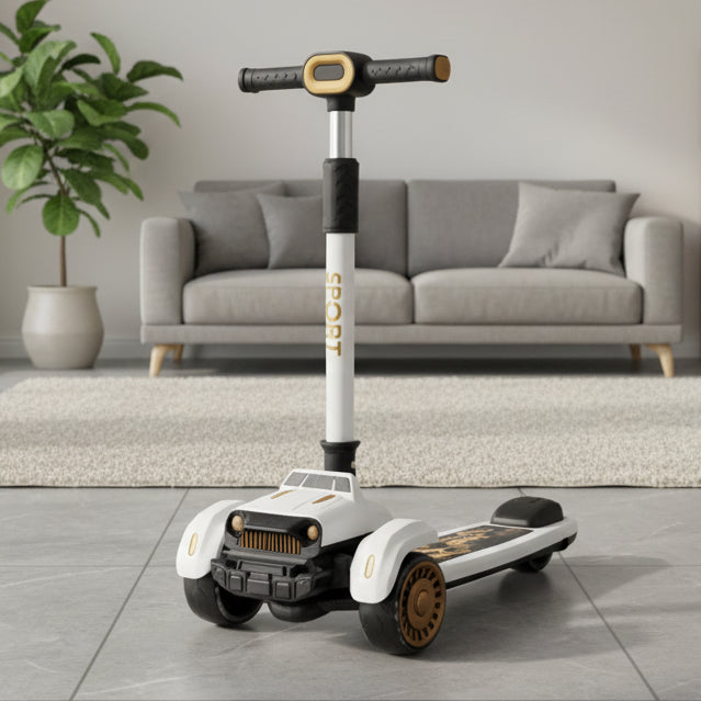 Car Shape Design Kids Scootie