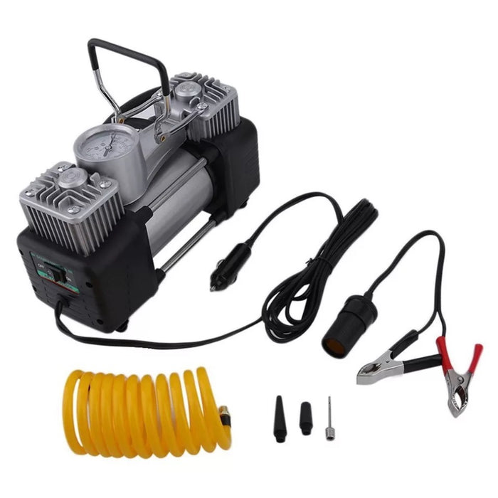 Car Dual Cylinder Air Pump 150W Air Pump Car Toolbox