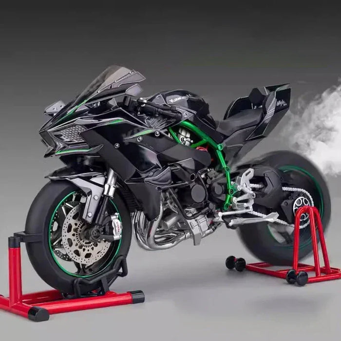 Diecast Kawasaki Ninja Bike with Smoke