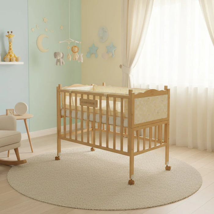 Newborn Wooden Baby Cot