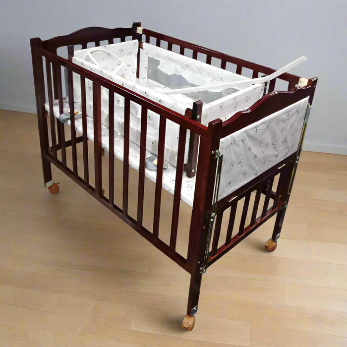 Wooden Baby Cot  with Mosquito Net