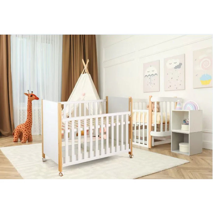 Little Newborn Wooden Baby Cot