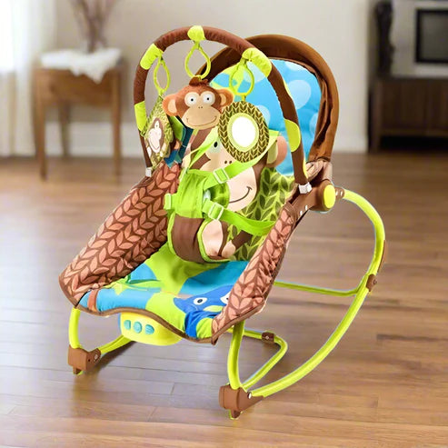 Cbeebies Rocking Monkey Buy Monkey Theme Rocking Bouncer Online in Pakistan — Khanaan.pk