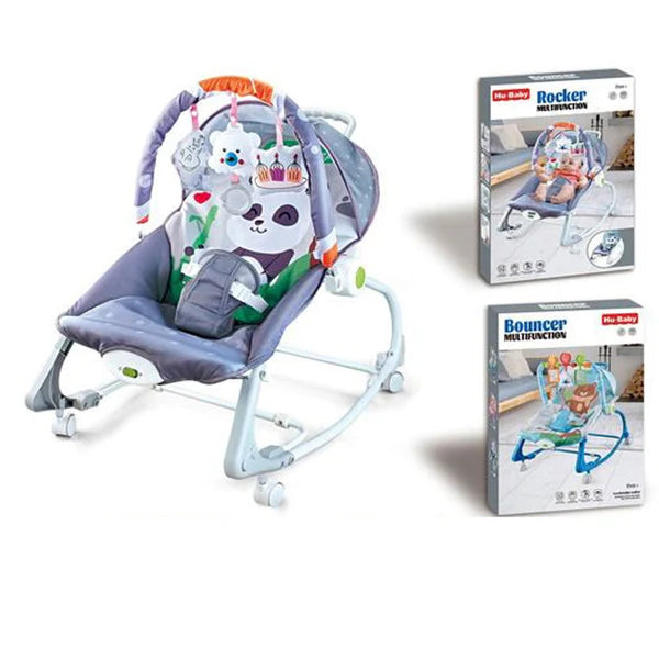 Panda Theme 2-in-1 Baby Rocker