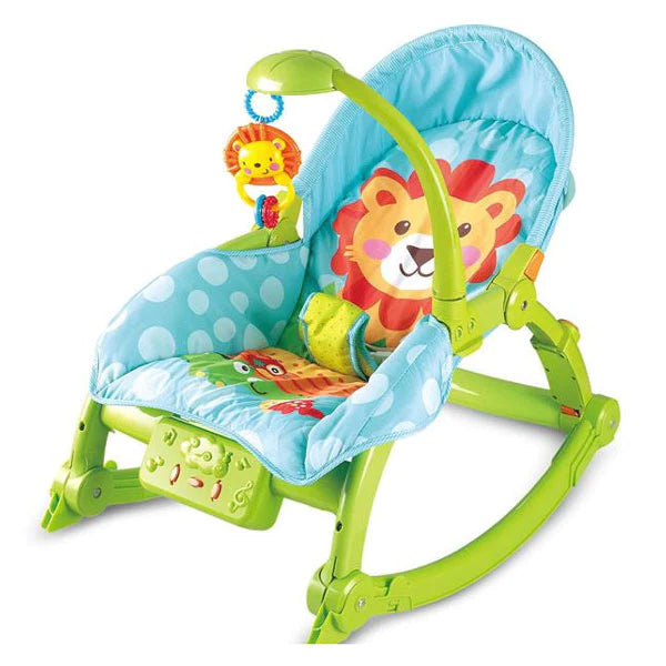 Lion Theme Electric Baby Bouncer