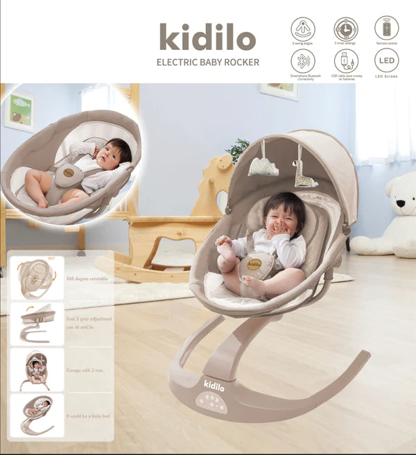 Kidilo Baby Electric Swing Rocker