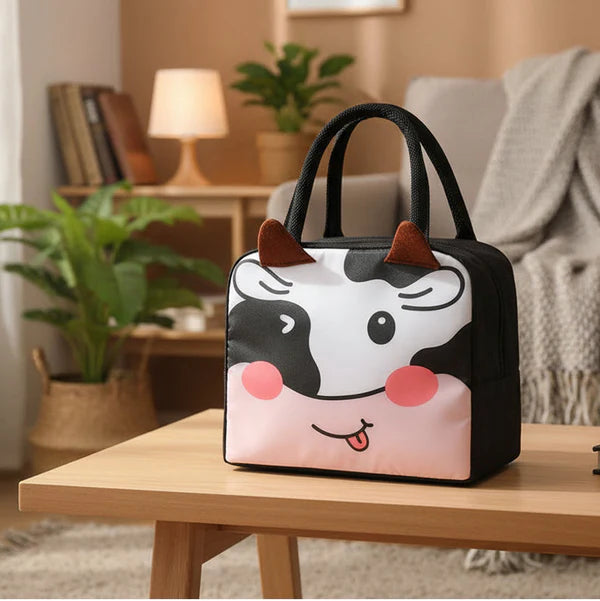 Cow Theme Portable Baby Bag