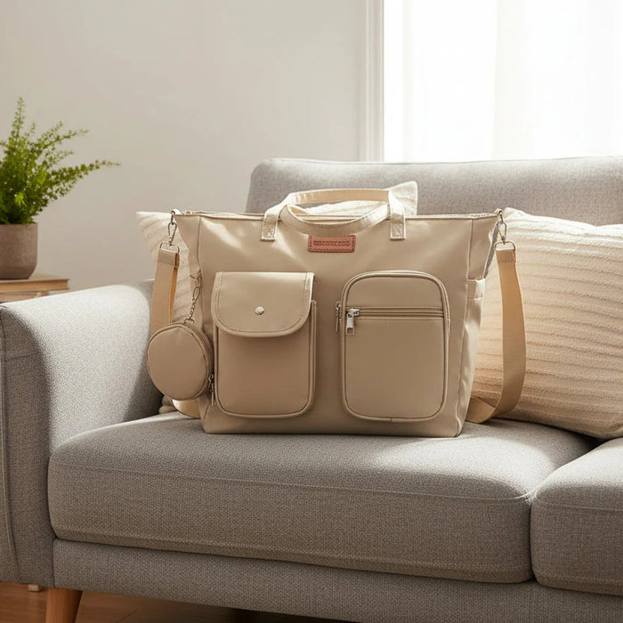 Blush Ease Multi-Pocket Diaper Bag