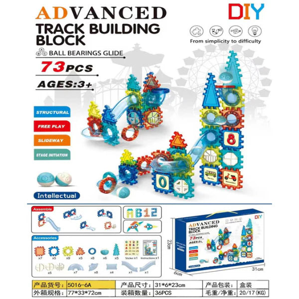 Balls Bearing Glide Diy Building Blocks Set