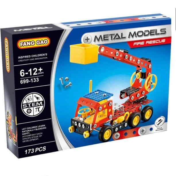 Metal Models Fire Rescue Blocks Set