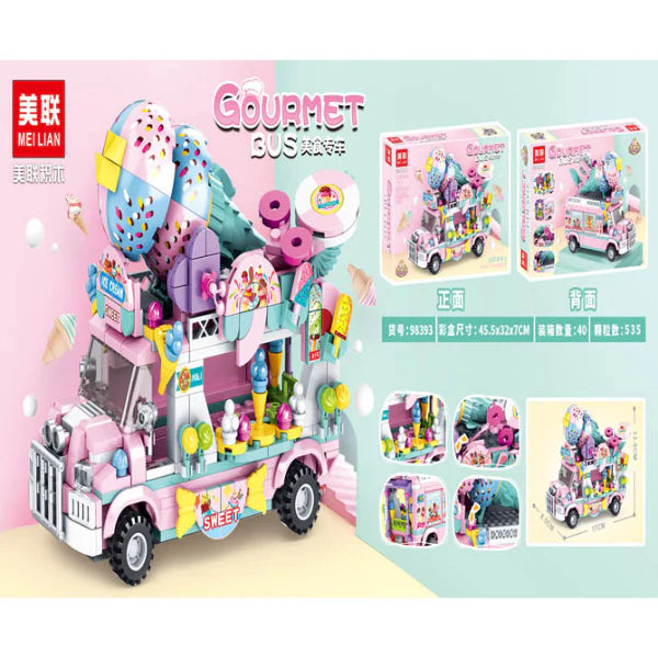 Sweet Gourmet Bus Building Blocks