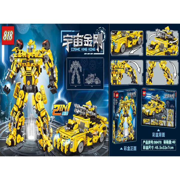 2 in 1 Robot Building Blocks