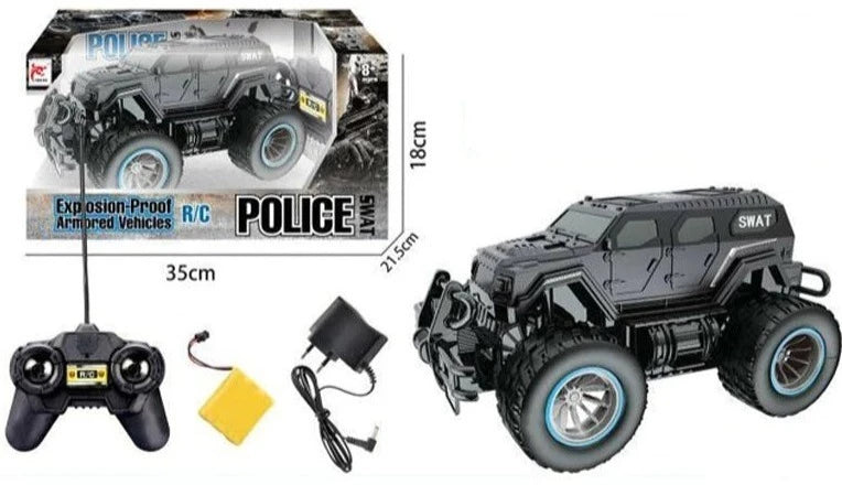Remote Control Explosion-proof Police Car 1:14 Scale