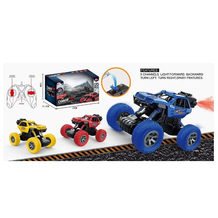 Remote Control Climbing Car with Spray Feature
