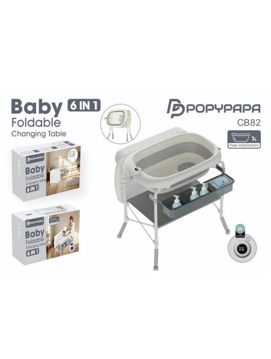 6 in 1 Foldable Baby Changing Table