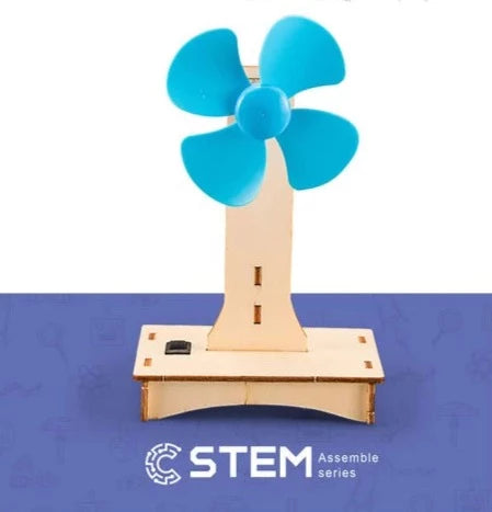 Wooden Theme Table Fan for Kids