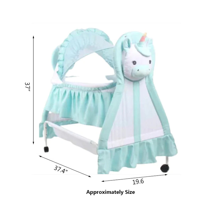 Unicorn Shape Baby Cradle