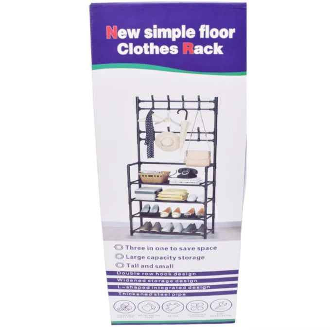 New Simple Floor Clothes Rack