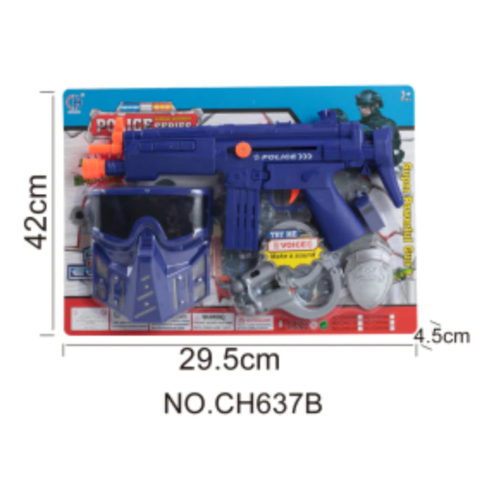 2 in 1 Police Blaster Gun