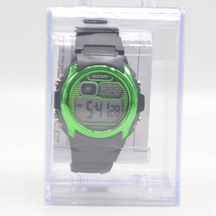 LCD Pattern Hand Watch with Lights