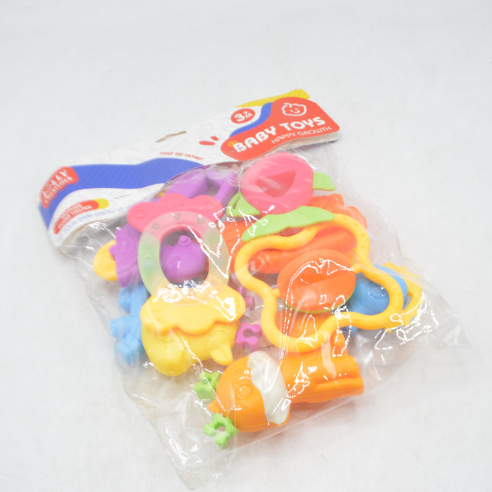 New Born Baby Rattles Pack of 8