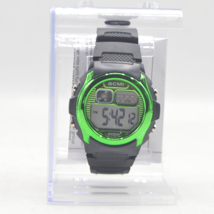 LCD Pattern Hand Watch with Lights