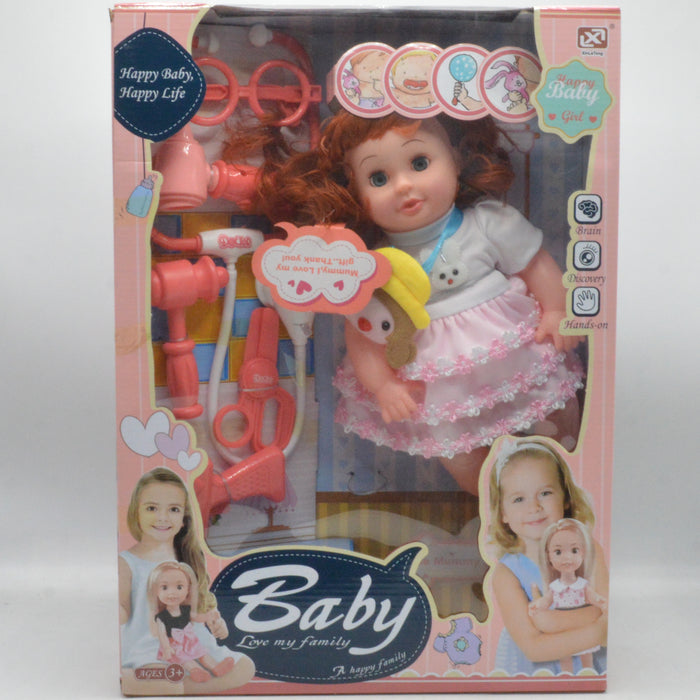 Cute Baby Doll with Doctor Accessories