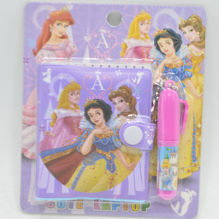 Disney Princess Theme Mini Diary with Pen