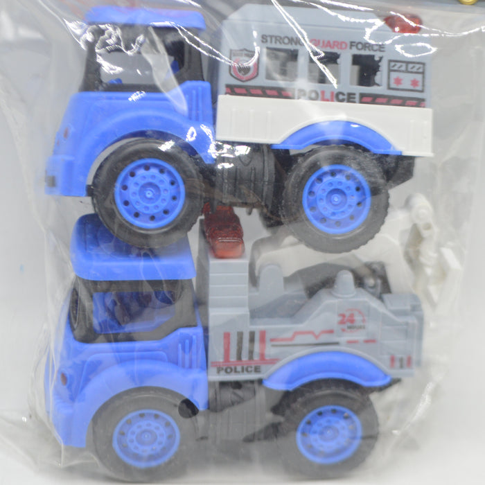 Simulation Police Truck 2 Piece