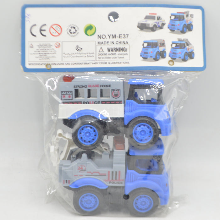 Simulation Police Truck 2 Piece