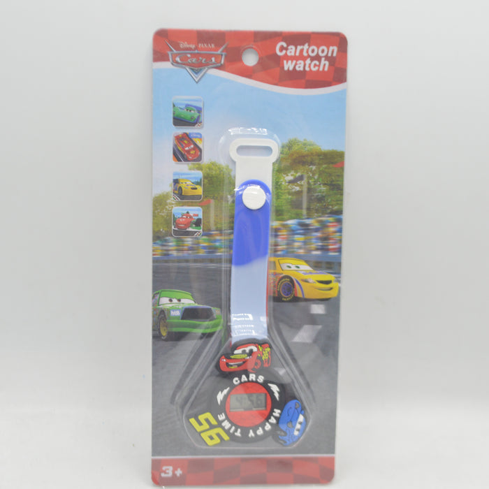 Disney McQueen Car Theme Kids Watch