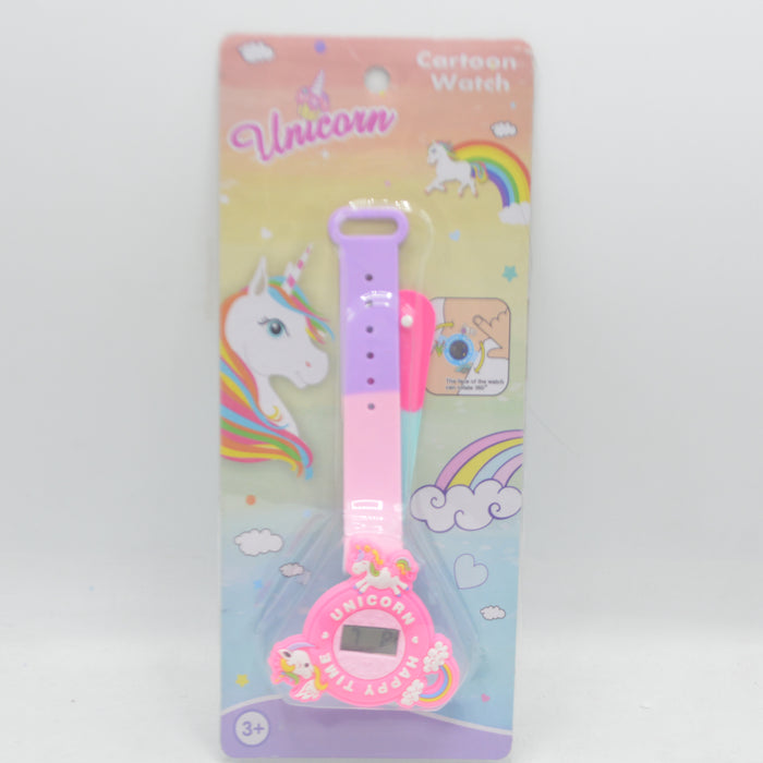 Cute Unicorn Theme Kids Watch