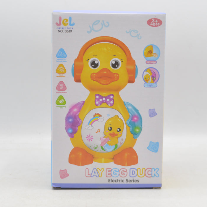 Electric Lay Egg Duck With Light & Music