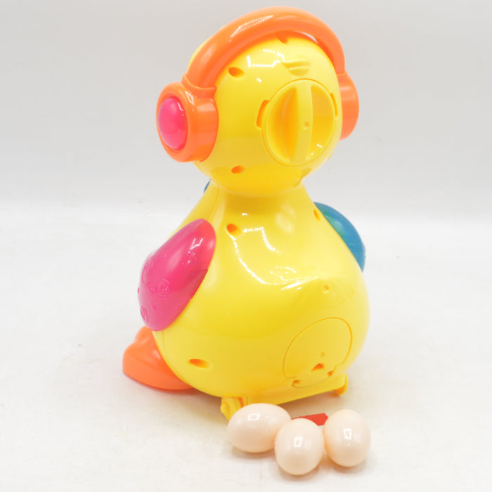 Electric Lay Egg Duck With Light & Music