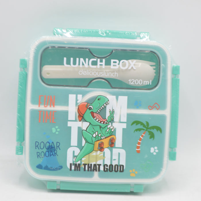 Dinosaur Theme Delicious  Lunch Box