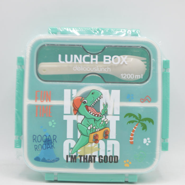 Dinosaur Theme Delicious  Lunch Box