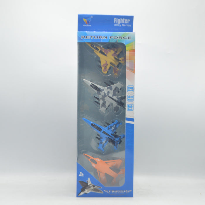 Diecast Fighter Alloy Airplane Pack of 4