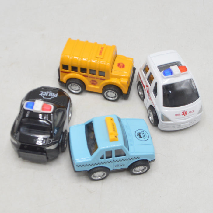 Mini Friction Car Pack of 4