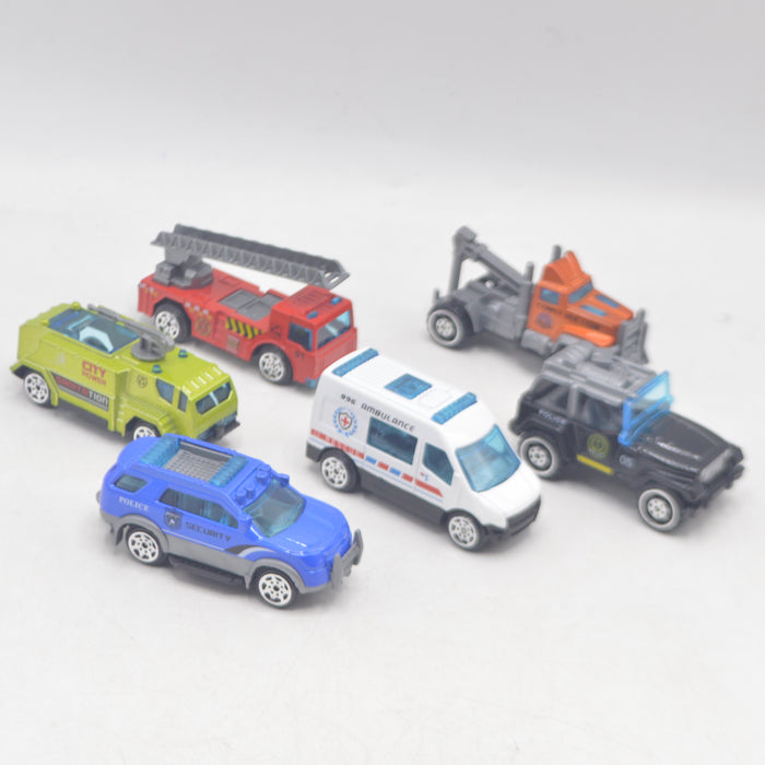 Alloy Team Mini Car Pack of 6