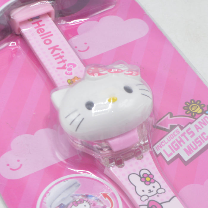 Musical Kitty Theme Automatic Watch with Light